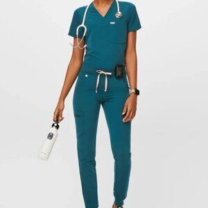 Figs Scrubs -  Pacific Blue ( Jogger Set)